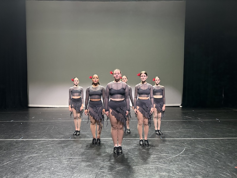 Before show photo of tap dancers