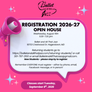 Featured image for Dance Registration 2026-2027